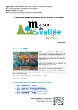 Lettre dinfos Maison de Vallée Janvier 2025 version papier 1 page 0001