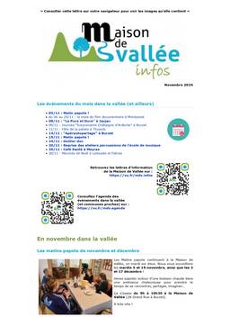 Lettre dinfos Maison de Vallée Novembre 2024 version papier Maison de Vallée pages to jpg 0001