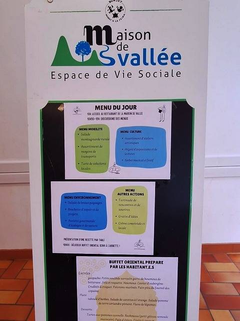 projet social septembre 2023 menu